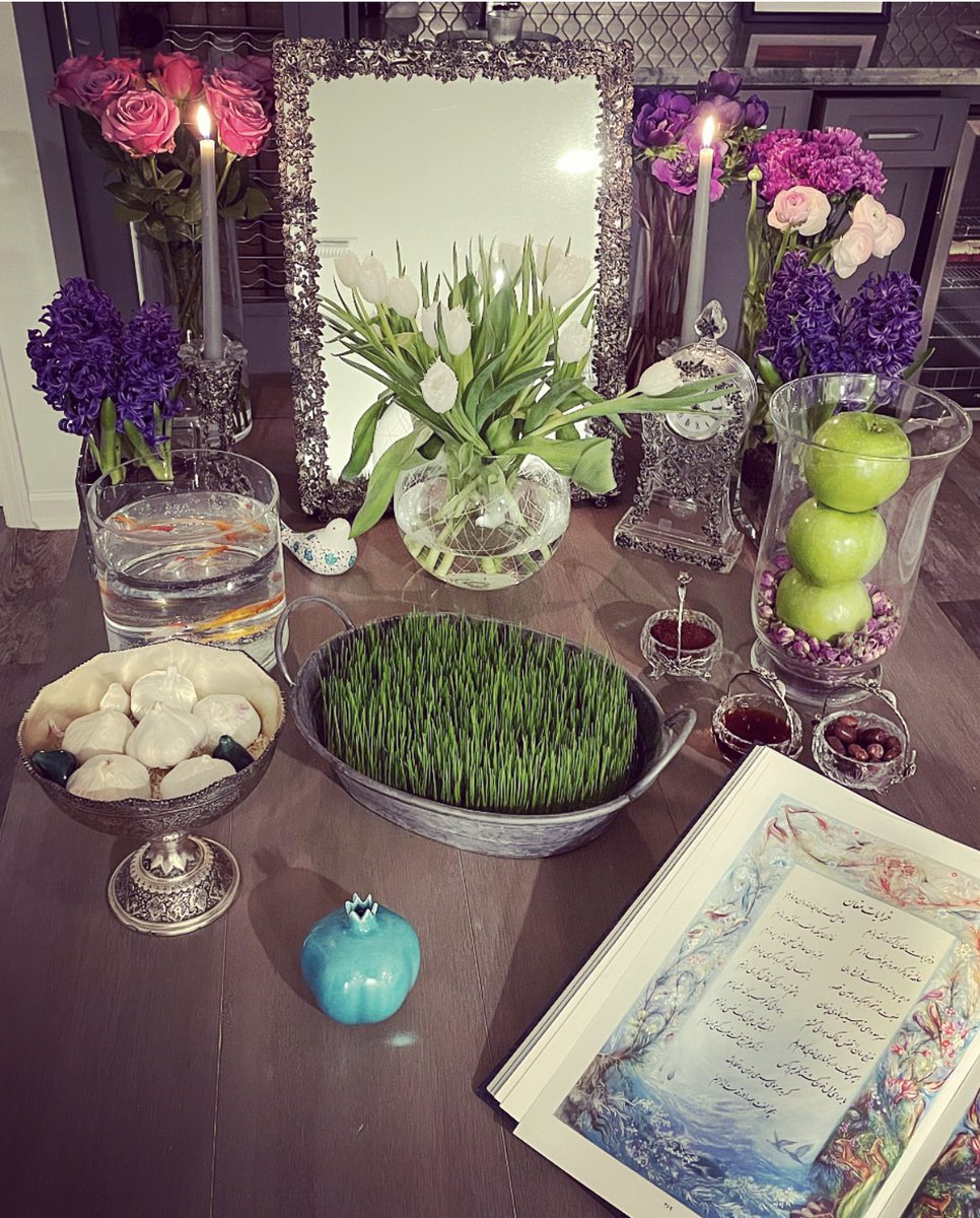 Happy #Nowruz and first day of spring to all those celebrating. #PersianNewYear 🌸 #Haftseen #نوروز #سال_نو_مبارك