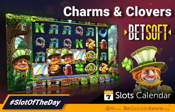 Kickstart your week with the luckiest slot of all: Charms &amp; Clovers from Betsoft! &#127808; You don’t even need money to get lucky at this Irish slot, just the $15 Free Chip No Deposit on Charms &amp; Clovers Sign Up Bonus from Lion Slots Casino! &#128184;  Good luck!