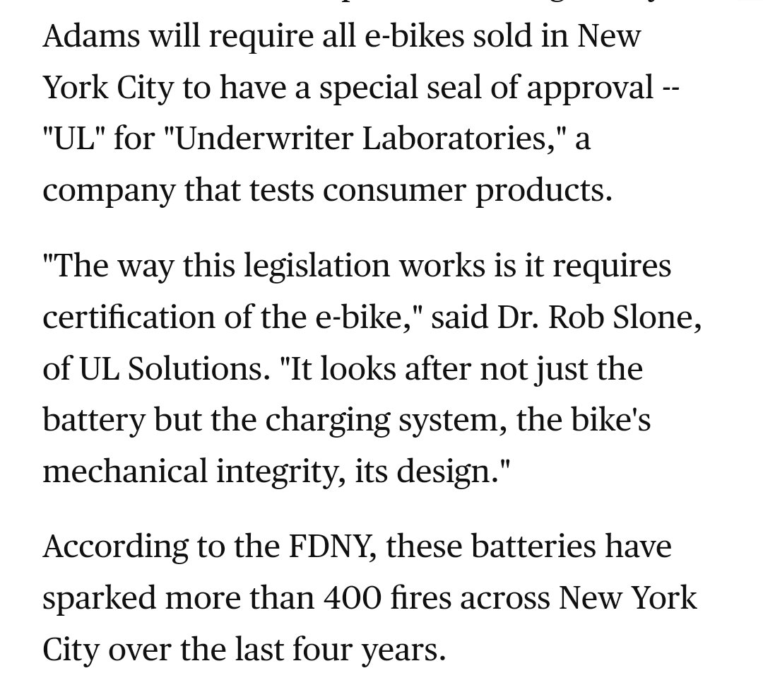 Nyc ems watch on twitter nyc mayor adams set to sign lithium ion