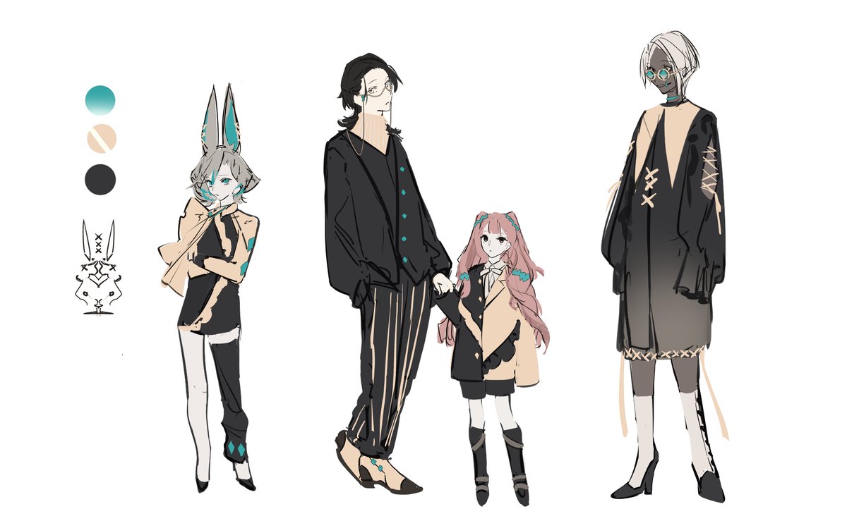 「77日目 キャラデザなど#100日チャレンジ #創作 」|蒼乃ぐらのイラスト