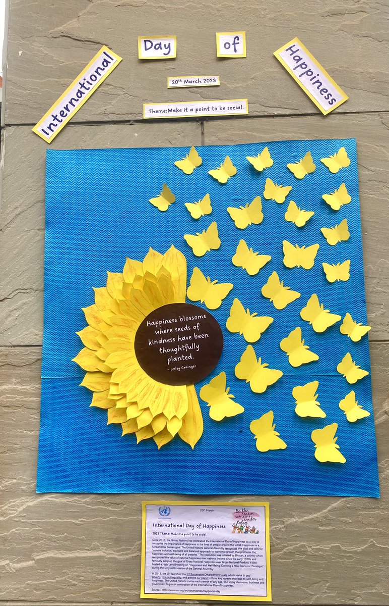 MathewBhavna's tweet photo. Happiness grows when shared with other ๐คฉ๐๐๐ฌ
Share โWhat makes you happy?โ - Add text or pic ๐
Letโs celebrate ๐
#InternationalDayOfHappiness
Theme : Make it a point to be social๐
#PathwaysWorldSchool #Wellbeing https://t.co/xYyrZlwHZ0