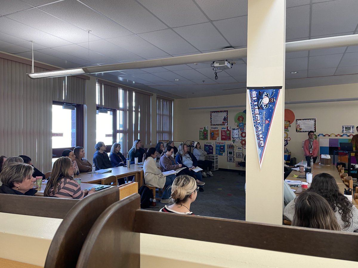 HowellTwpAdelph's tweet photo. Staff participates in a training on Best Practices for behavioral interventions and classroom management. Thank you Ms. Rubin and Mr. G for your support. #HTPSHowellLeads https://t.co/aZJv6Wwuuz