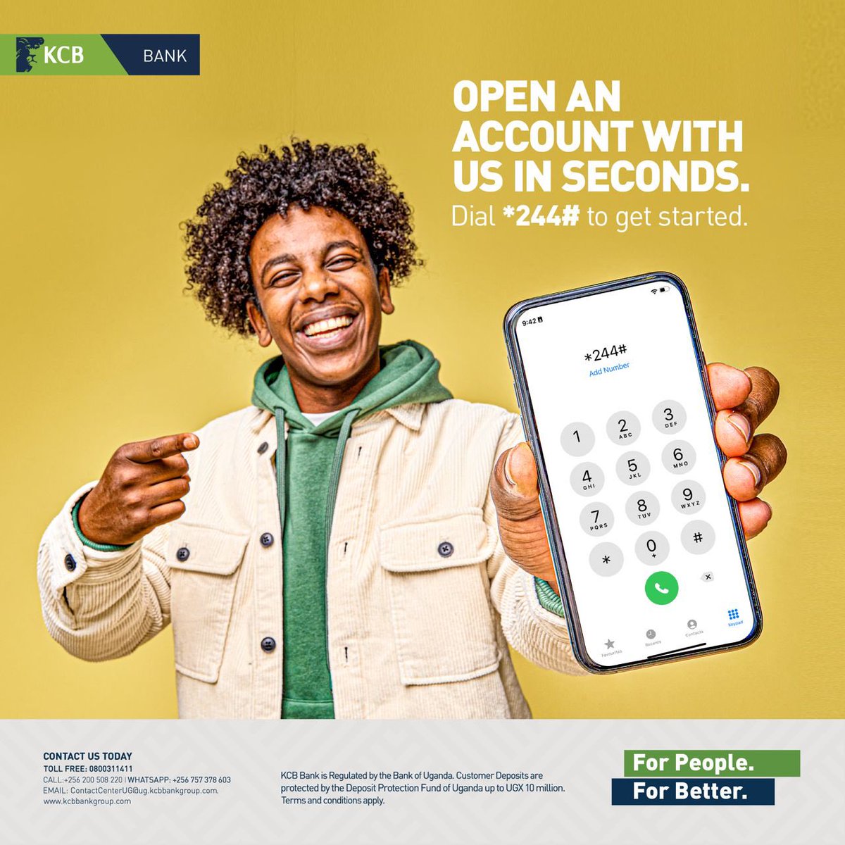 kcbbankug's tweet photo. Your ๐๐๐๐๐๐๐ ๐๐๐๐๐๐๐ ๐๐๐๐๐๐๐ just got ๐๐๐๐ ๐๐๐๐๐๐๐๐๐๐! Dial *244# and enjoy seamless banking.
#SimbaGoneDigital #ForPeopleForBetter https://t.co/lbPFjU5qf6
