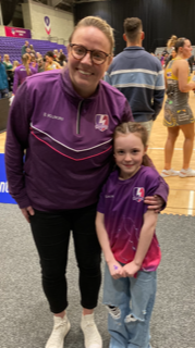 RiseParkSchool's tweet photo. Well done to this Rise Parker! She was the mascot for Loughborough Lightning netball on Sunday afternoon and took the ball out to start the game. It was a big responsibility and she did it magnificently. It was an exciting game with a Loughborough win. Lucky mascot! https://t.co/Ou7LSDLEgC