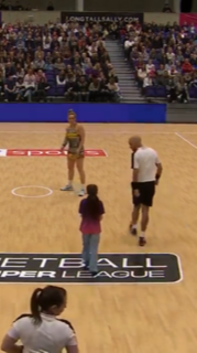 RiseParkSchool's tweet photo. Well done to this Rise Parker! She was the mascot for Loughborough Lightning netball on Sunday afternoon and took the ball out to start the game. It was a big responsibility and she did it magnificently. It was an exciting game with a Loughborough win. Lucky mascot! https://t.co/Ou7LSDLEgC