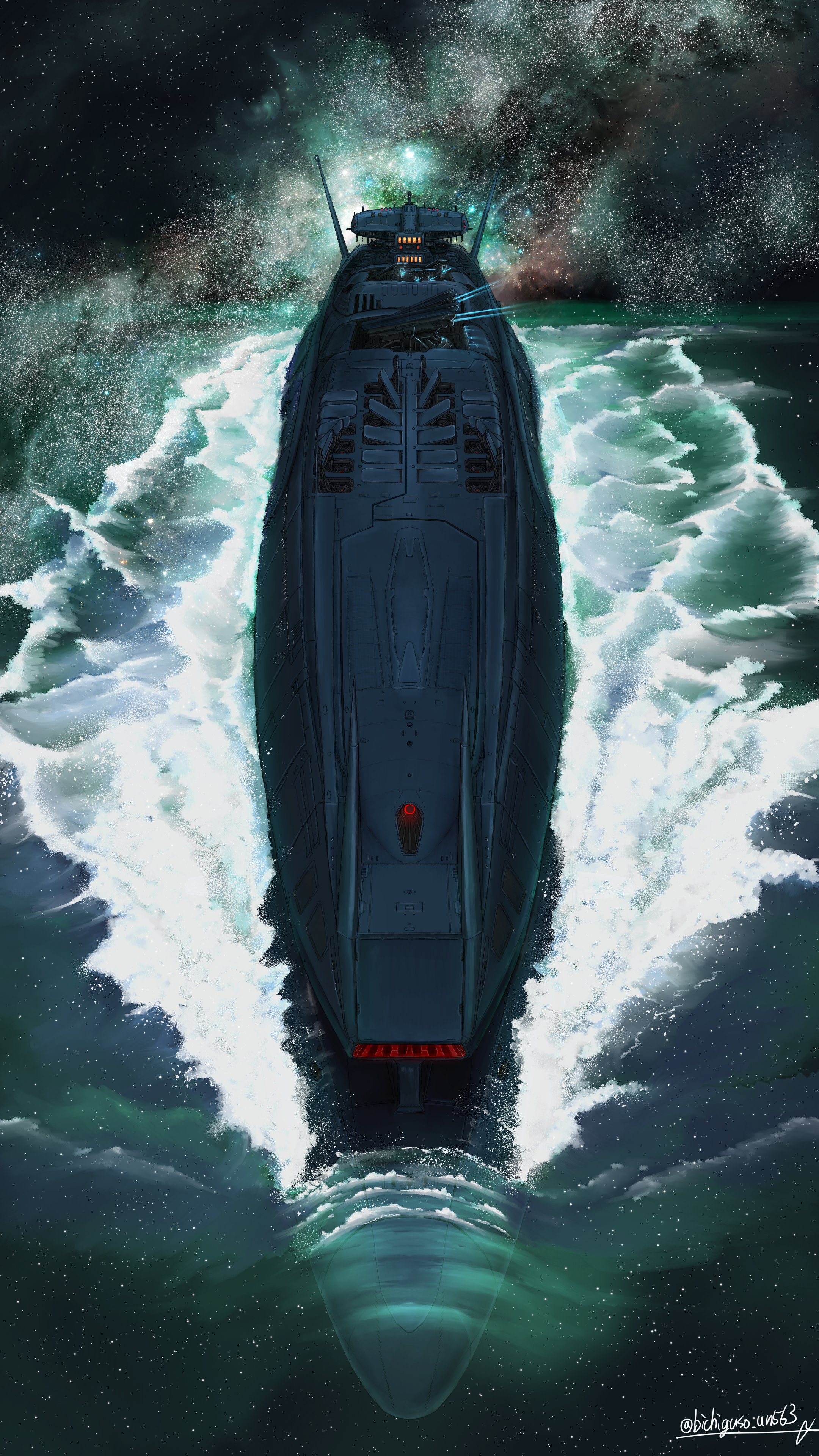 機動宇宙戦艦イラスト集 No.25 6月3日動乱 Mission.02「戦艦