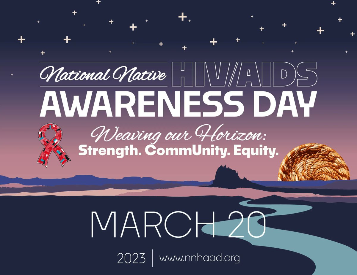 National Native HIV/AIDS Awareness Day is held on the first day of Spring-a time of change, new beginnings & a celebration of life. A day to honor those living with HIV & to honor those who have passed. Learn more here: buff.ly/2OJ3QRI  
#NNHAAD