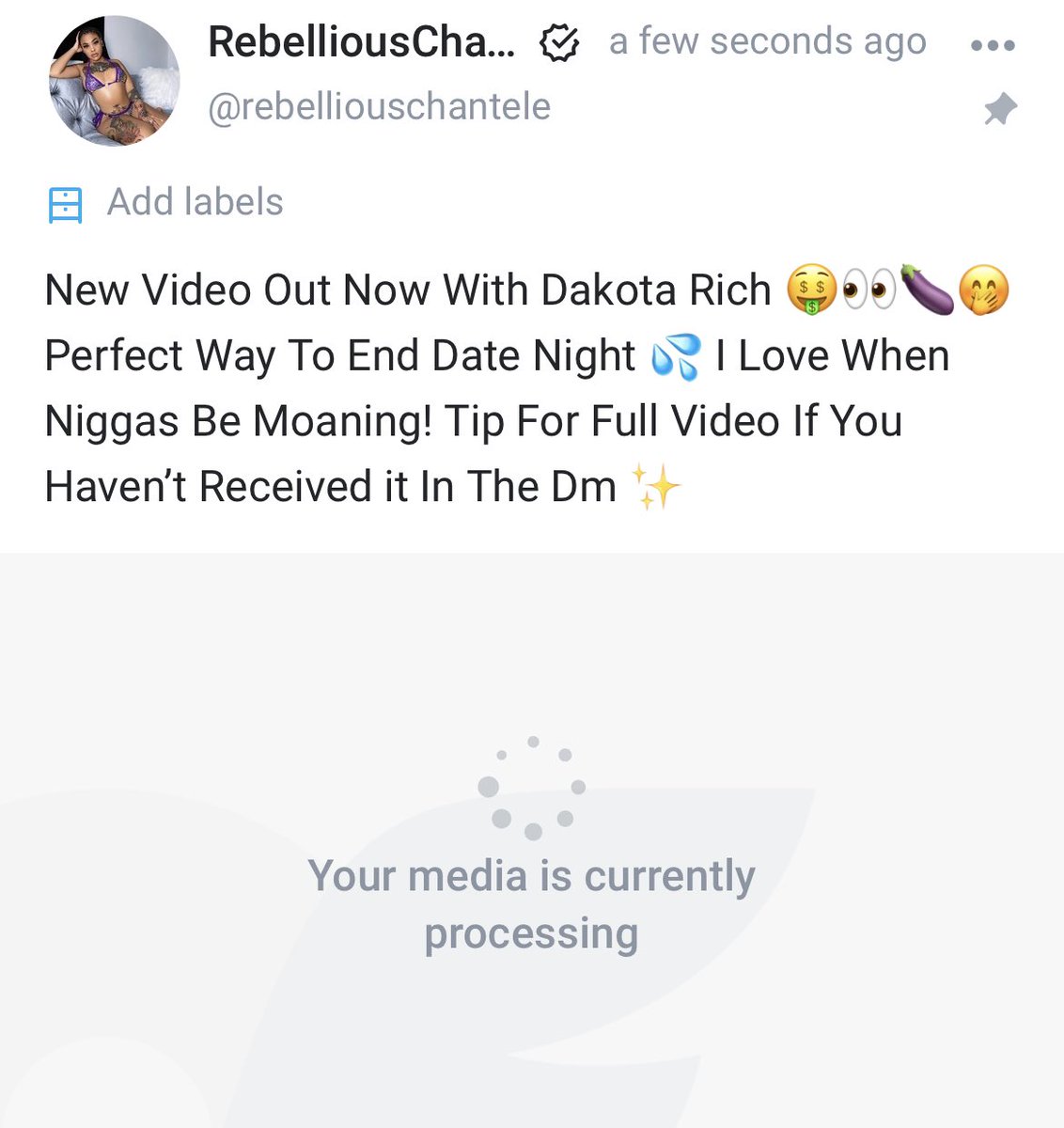 Rebellious Chantele on Twitter: "https://onlyfans.com/rebelliouschantele…"