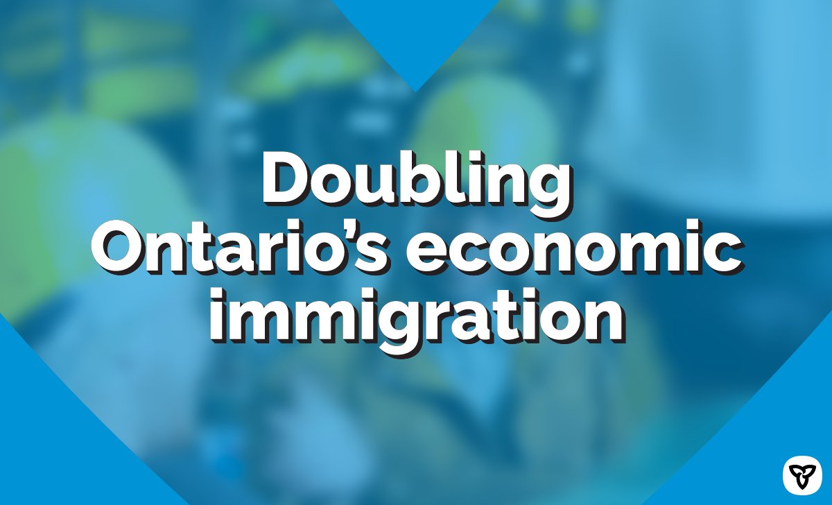 LisaThompsonPC's tweet photo. Ontario is doubling the economic immigrants it can select to help solve the province’s critical labour shortage.
This historic increase to 18,000 economic immigrants by 2025 will help us fill jobs.
 
Learn more: https://t.co/zLHQQ2aEo7 https://t.co/hnc2JUzB6I