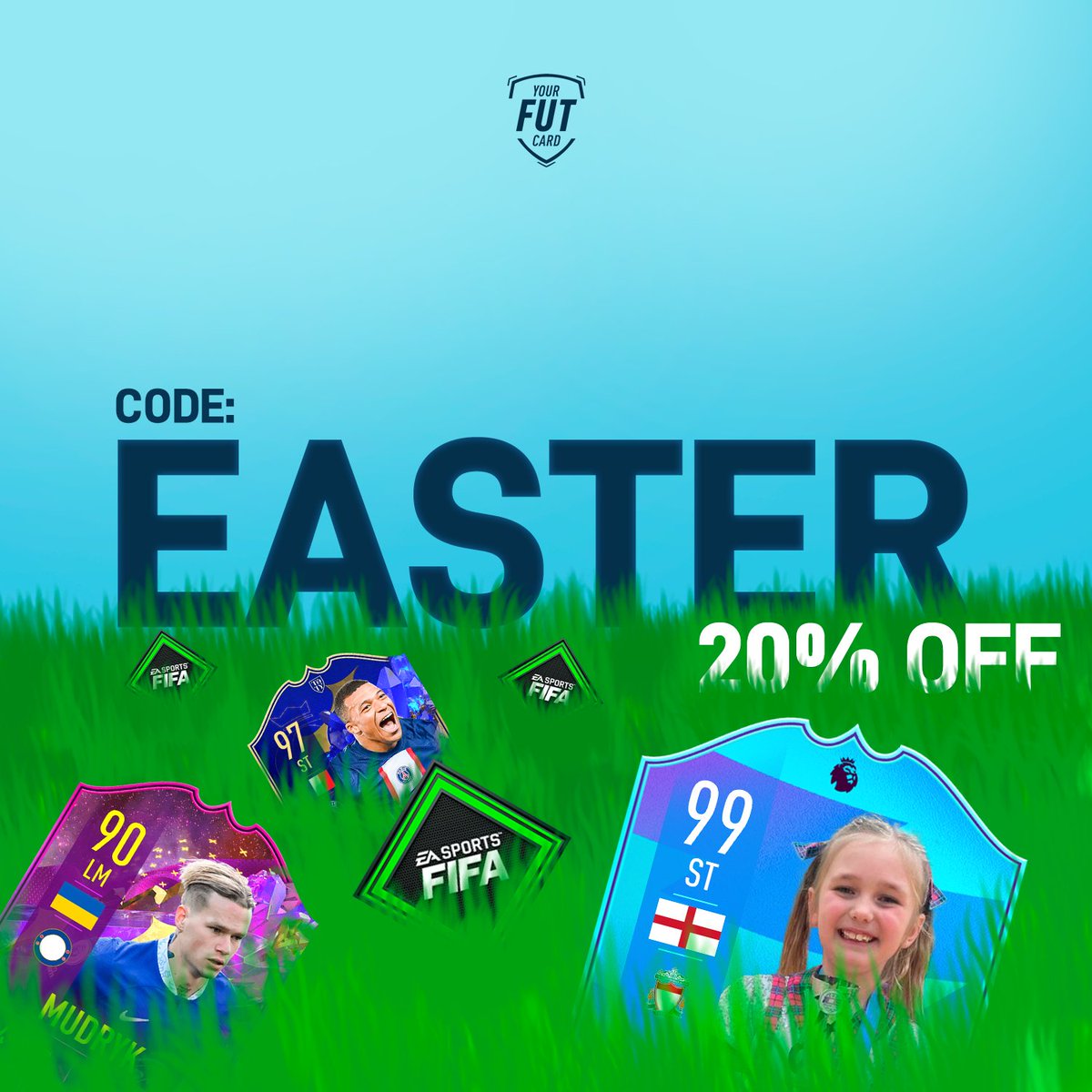 Your_Fut_Card's tweet image. 🚨Easter Promo Giveaway🚨

Our Easter Promo is now underway ! 

Use code &quot;Easter&quot; for 20% off all orders..

We are also giving away

➡️12,000 FIFA Points (1 Winner)
➡️2 A3 Cards of your choice! (2 winners)

To enter

➡️Retweet
➡️Follow Us
➡️Like

Winners announced March 31st!