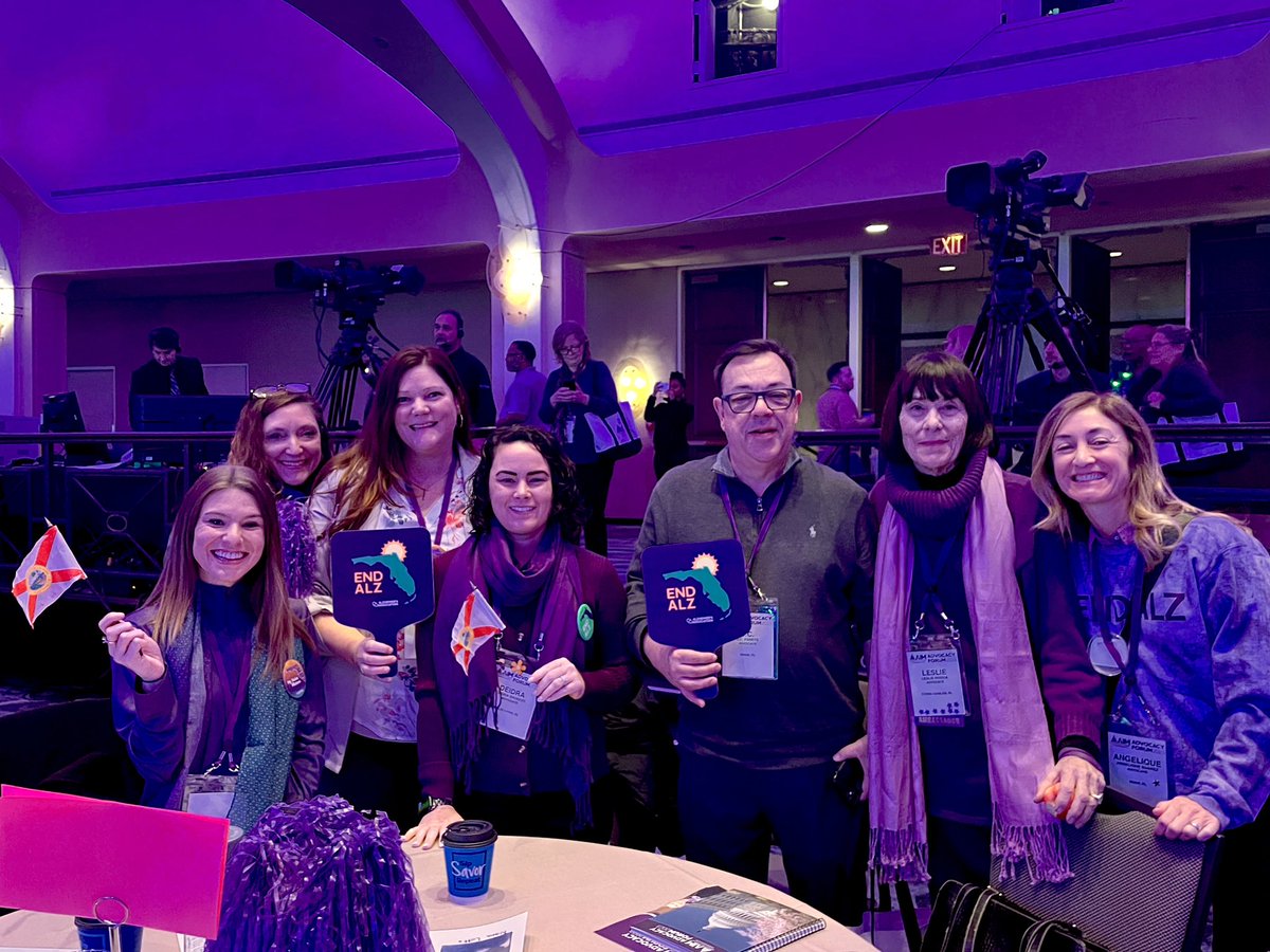 AlzAdvocacyFL's tweet photo. Our @AlzFlorida advocates are ready for Day 2 of the #Alzforum. #ENDALZ https://t.co/s9hyZNQd3M