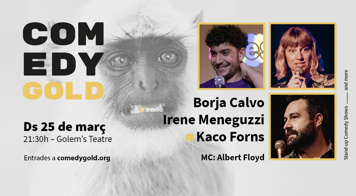 comedygoldbcn's tweet photo. Un altre Gold més amb un lineup de còmics de la hòstia. Se'ns dóna bastant bé el tema.

🎟️ ENTRADES per dissabte: https://t.co/NlXCaoYhTp https://t.co/flgzzhTvEA