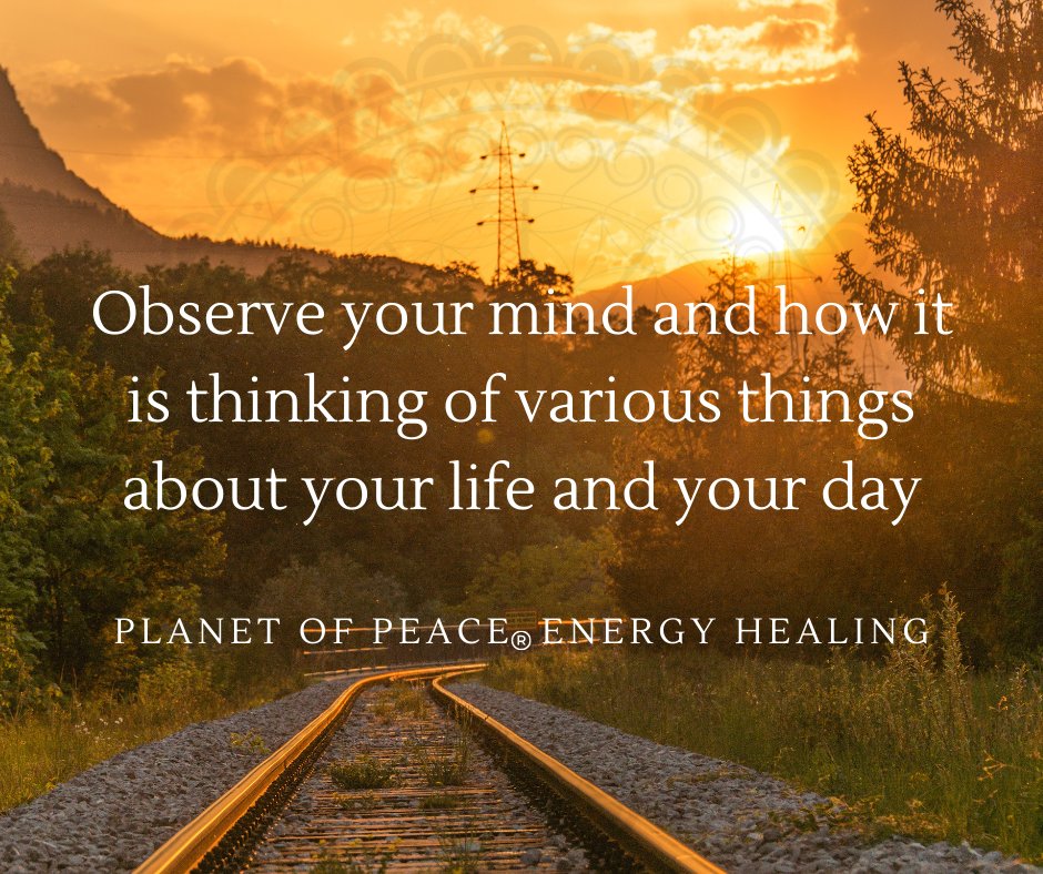 PlanetOfPeace4's tweet image. You are invited to simply observe - without judgement - without any stories attached.  Observe and notice the direction of your thoughts.  #presentmomentawareness #observeyourthoughts
