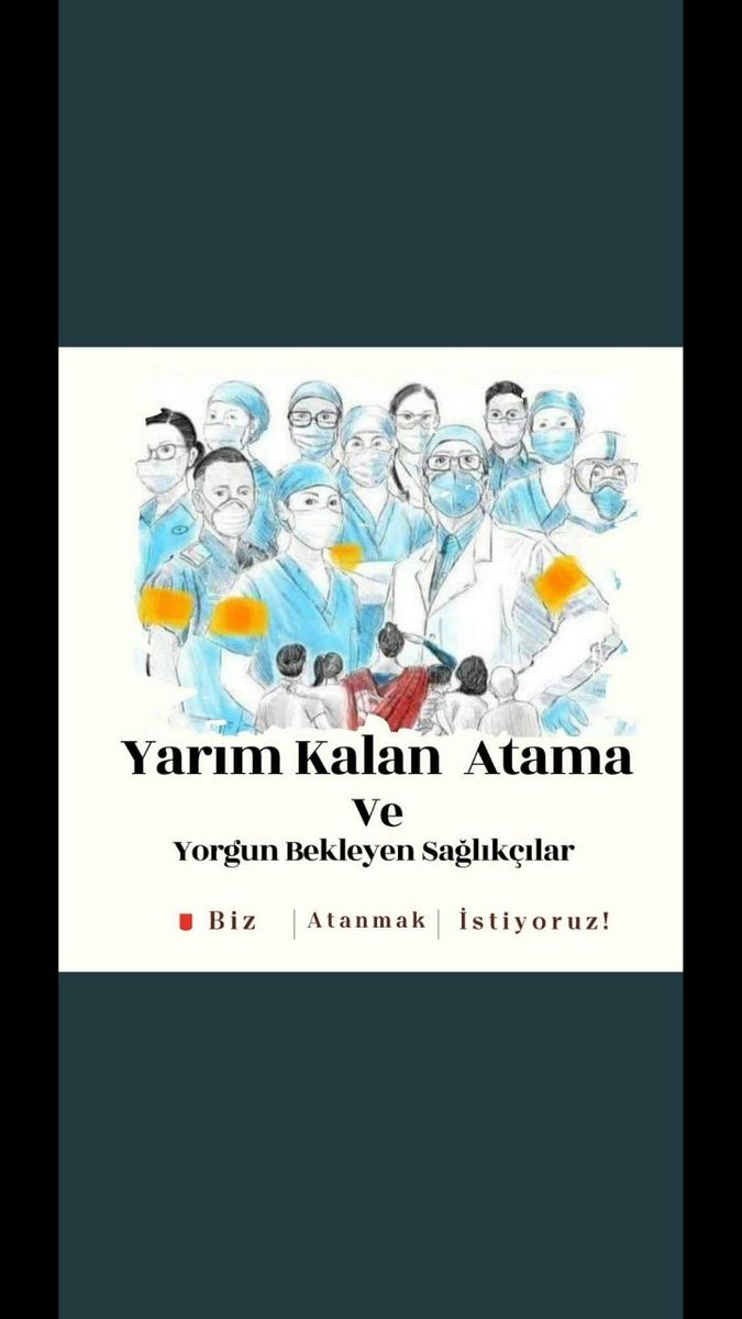 Yarım kalmasın... 
<a href="/drfahrettinkoca/">Dr. Fahrettin Koca</a>
#FKocaAtamayıDuyur