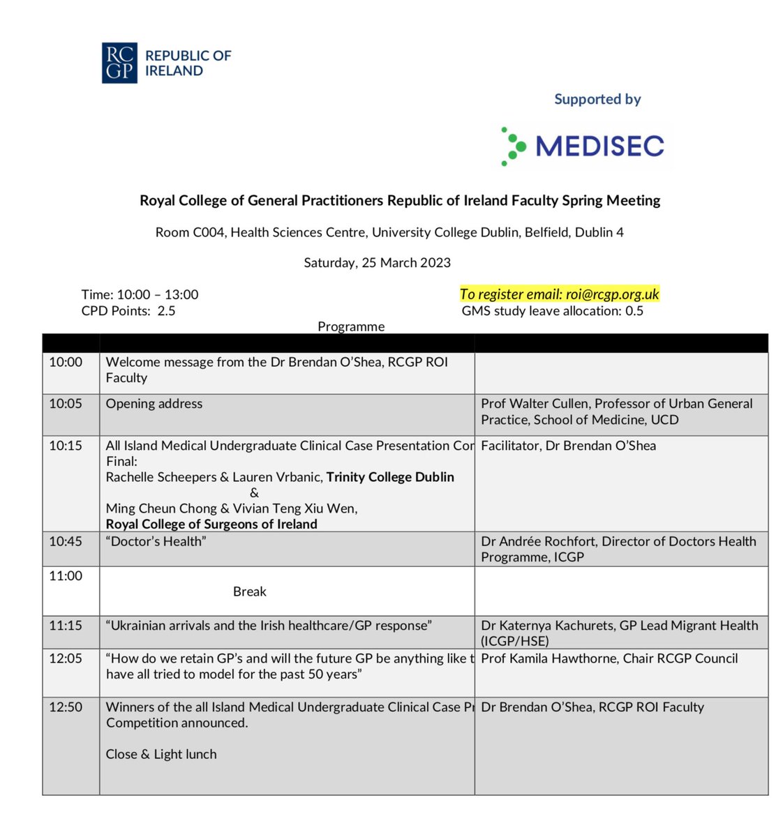 Dr. Brendan O'Shea tweet media