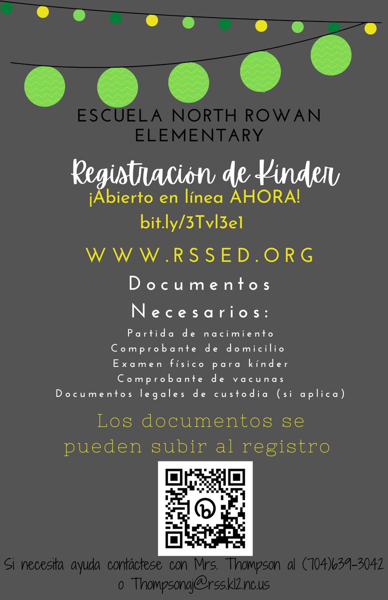 Register your rising Kindergartener for the 2023-2024 academic year! 

English
bit.ly/42piePS

Spanish
bit.ly/3mTVZ4f