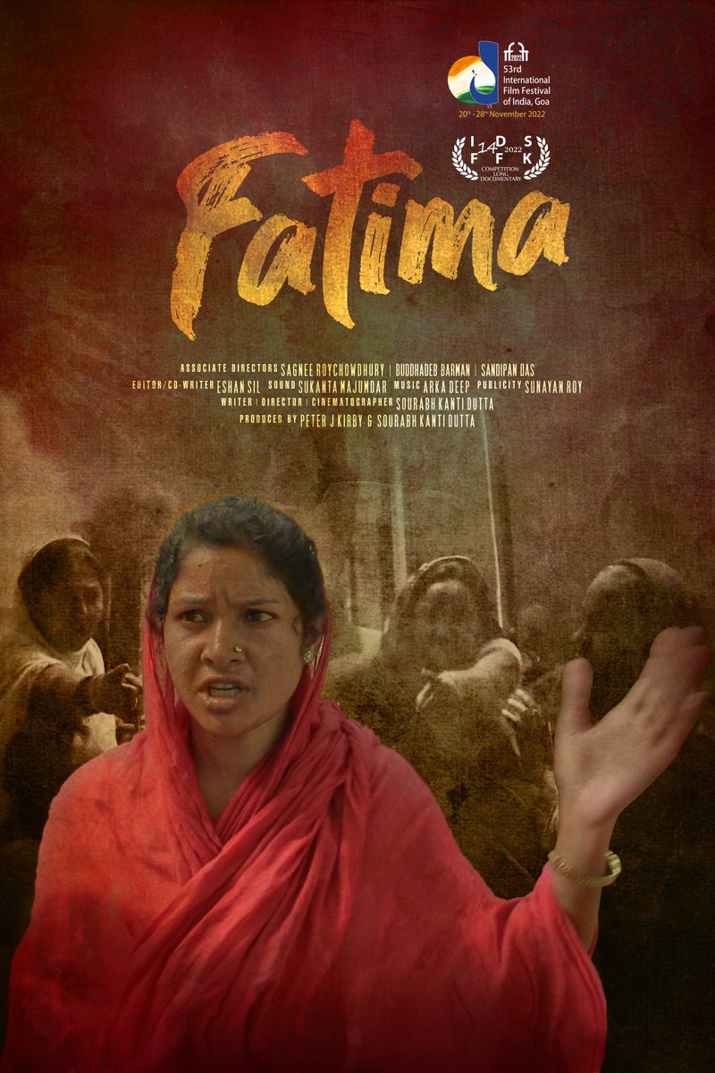 CatflapMedia's tweet photo. Congratulations to Sourabh Kanti Dutta and the team behind #Fatima for the fantastic reception of the film at premieres in Kolkata, Delhi and Dhaka.  Our very own @chookyray served as consultant producer https://t.co/YM90mWFyF6
