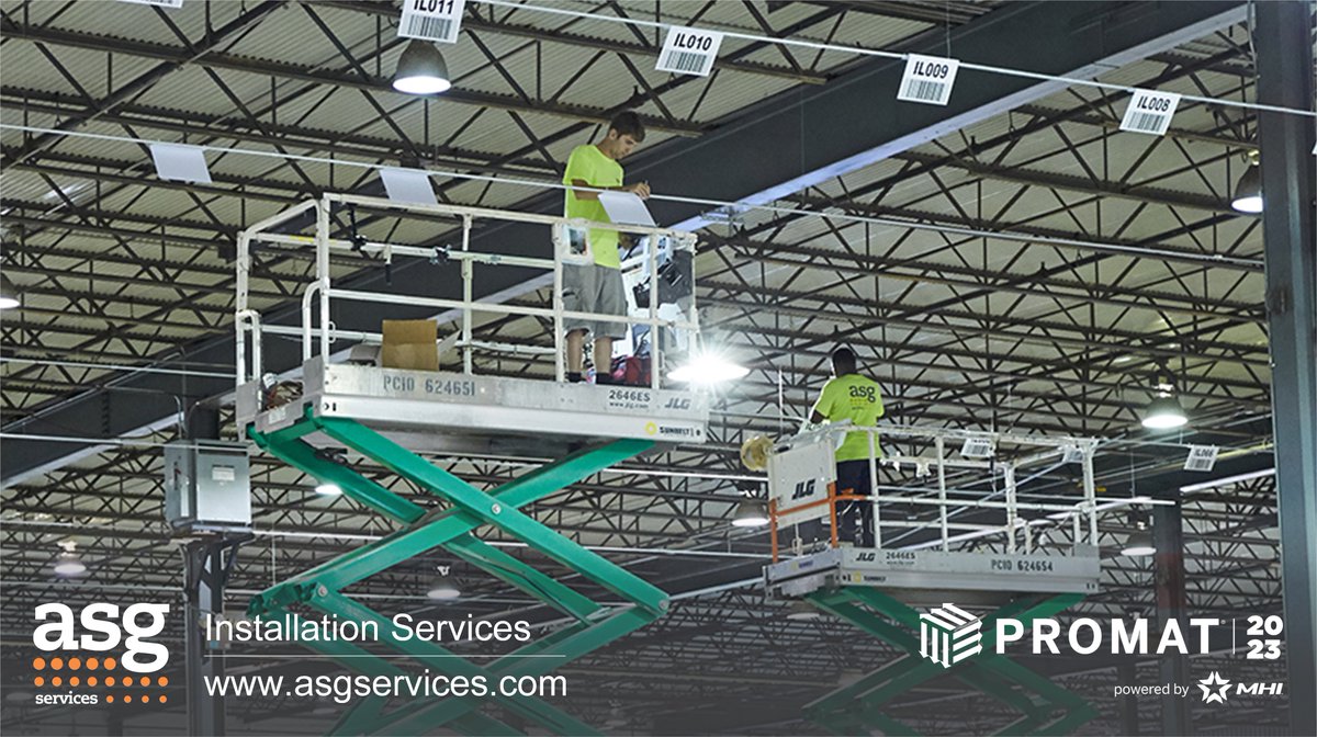 ASGServices's tweet image. Visit @ASGServices on booth# S309 at #ProMat2023 to discuss your plans for #LabelInstallations, #SignInstallations, and #StripingInstallations with the people who set the industry standard.  asgservices.com/services/