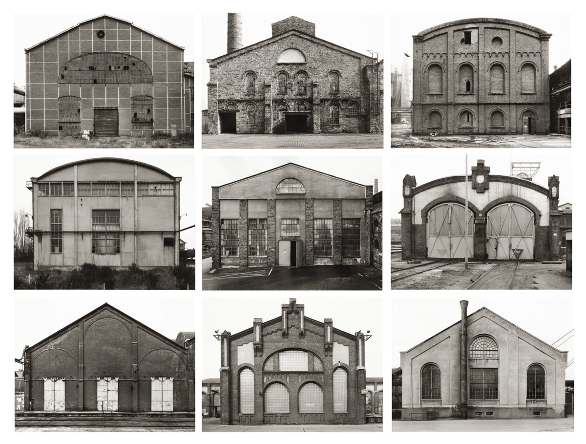 I visited the SFMOMA and discovered the works of Bernd and Hilla Becher. It's like a « where have you been all my life? » moment.