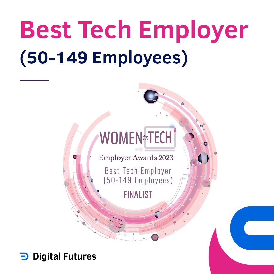 digitalfutures0's tweet photo. We are absolutely thrilled to have been shortlisted for three awards at the @WITEawards! We are working incredibly hard as an organisation to create more opportunities for #womenintech and are delighted to get this recognition. #diversityintech #equity #inclusionintech https://t.co/aYSBtRPwb9