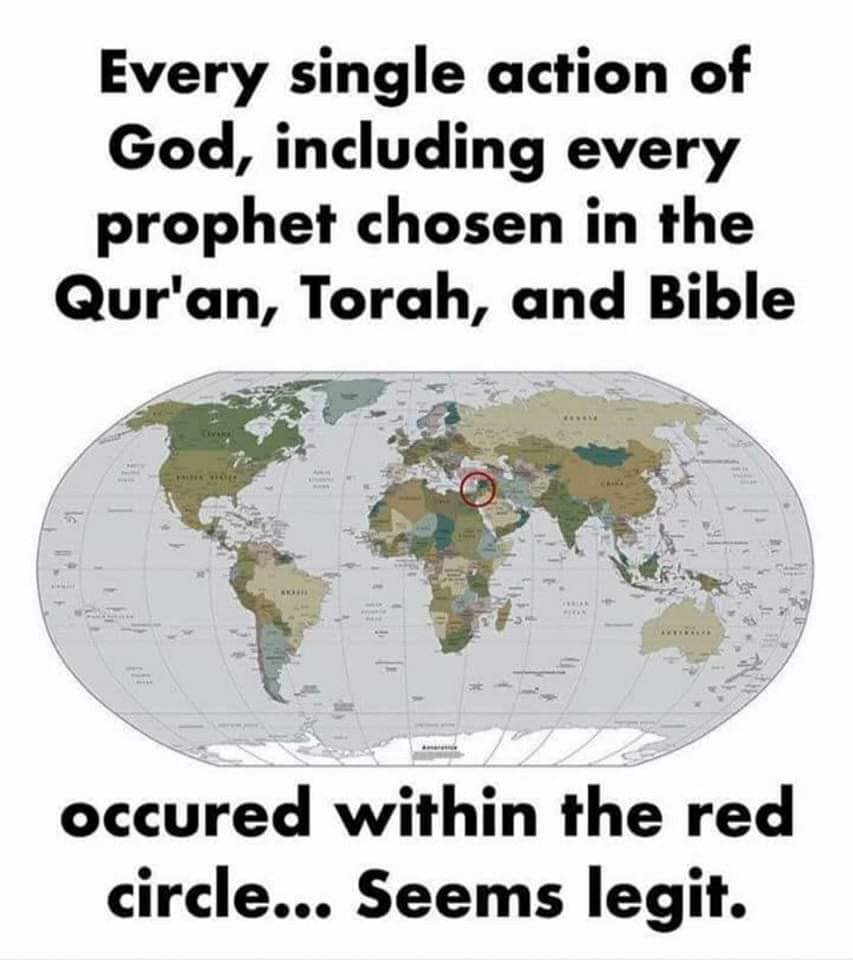 Yes
Seems legit

#Christian #islam #Judaism