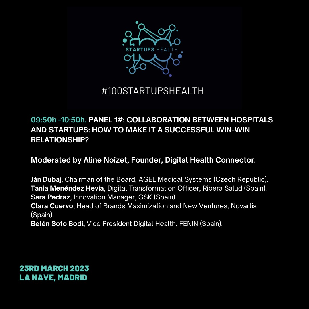 Inn_Somnia's tweet photo. ⌛️¡Cuenta atrás para @100Startups_ !
🔝El próximo jueves los principales líderes del sector farmacéutico, sanitario y bancario acudirán a @LaNaveMadrid para explorar nuevas vías de negocio eHealth junto con las 100 mejores startups del mundo.
+ info en:
https://t.co/K37rTfCwhf https://t.co/9rjfmToMMi
