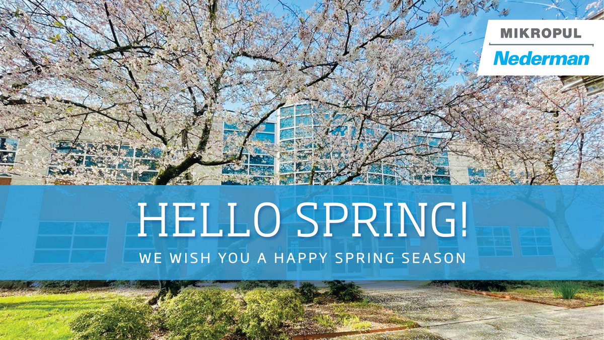 Spring is in the air! Happy first day of Spring from Nederman MikroPul. We wish you all a wonderful spring season!

#FirstDayOfSpring #SpringSeason #Spring #CleanAir #TheCleanAirCompany #Nederman #MikroPul #Pneumafil #Luwa #LCI