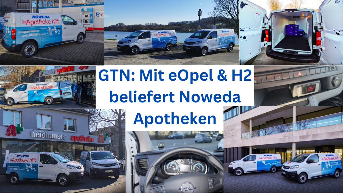 GundosTN's tweet photo. Noweda-Apothekenbelieferung lokal emissionsfrei mit Opel Transportern regelkonform umgebaut von Dülmer &amp; CSA https://t.co/8HLg64KJbu
#transporternachrichten #opellcv #alternativeantriebe #vivaro_e #vivaro_ehydrogen  #noweda #apothekenbelieferung #gdp #gtn #gundostransporternews https://t.co/X8T93C5lRD