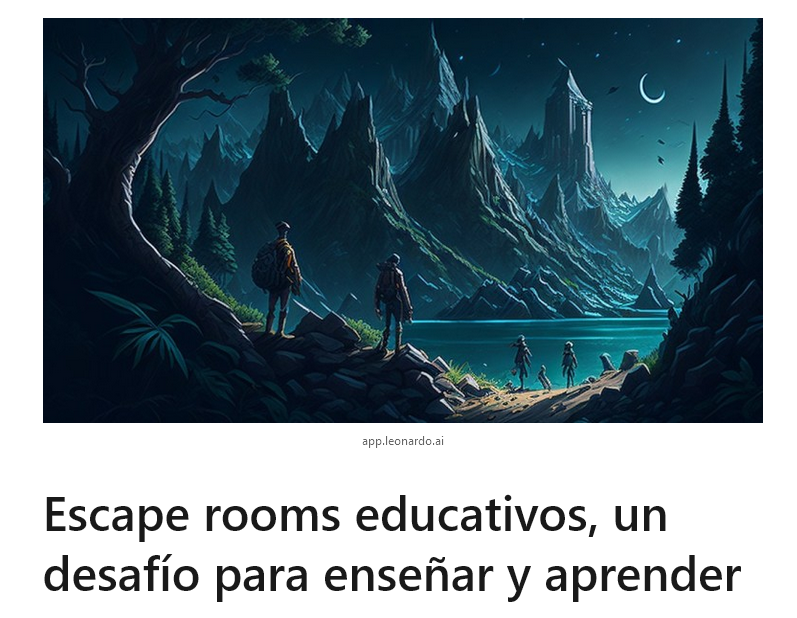 MobbytPlatform's tweet photo. ¿Sabías que podés crear #escaperooms con #Mobbyt?
Se trata de una herramienta pedagógica innovadora y versátil que, desde desafíos lúdicos, potencia el aprendizaje significativo y la participación activa de los estudiantes.

¿Querés saber más?
https://t.co/heaKLIF2CO https://t.co/fT4kKHTJXl