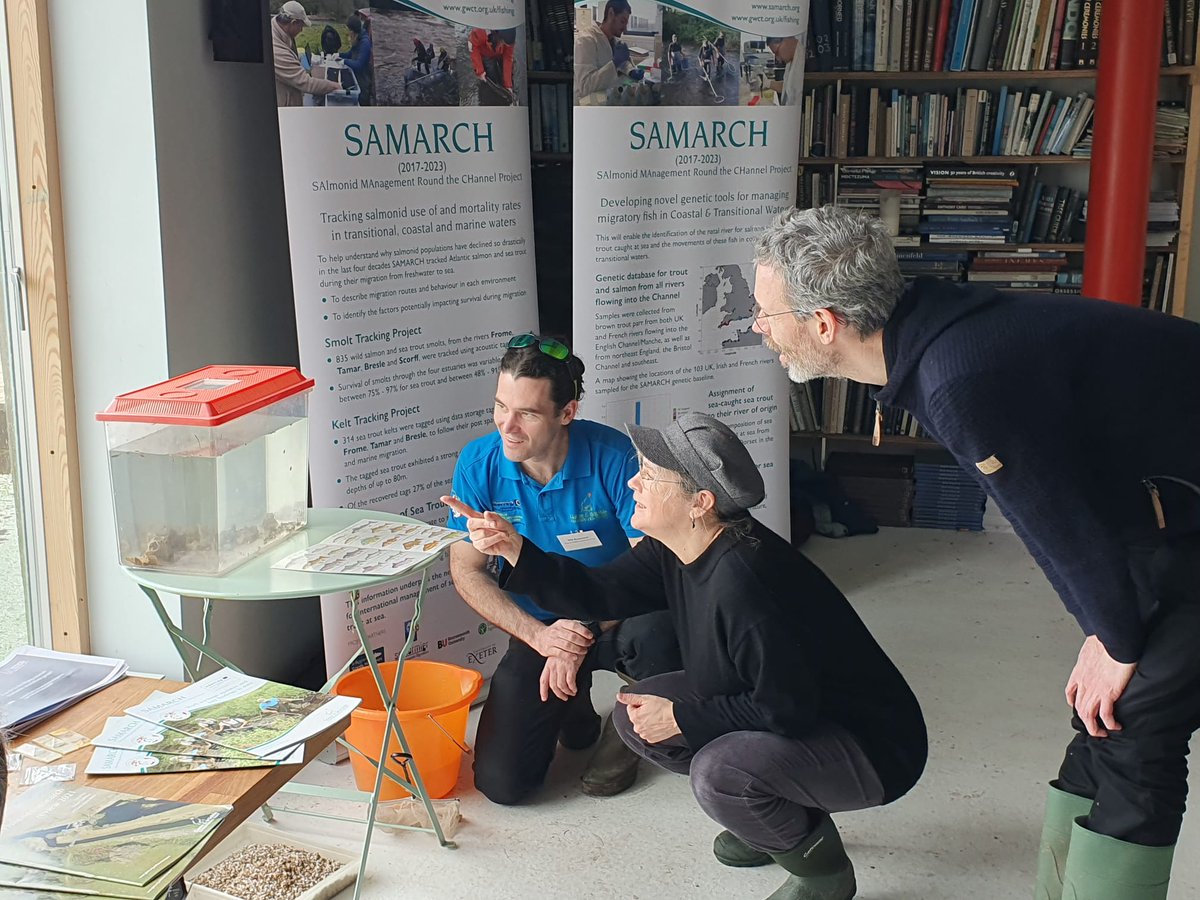 GWCTFisheries's tweet photo. This weekend @GWCTFisheries #SAMARCH project took part in @capefarewell 'Take me to the River' event. A free family event, part of the Dorchester Science Festival 2023. @Gameandwildlife's Will Beaumont introduced all ages to #freshwaterhabitats #biodiversity #science #outreach https://t.co/szlihZ4CQ4