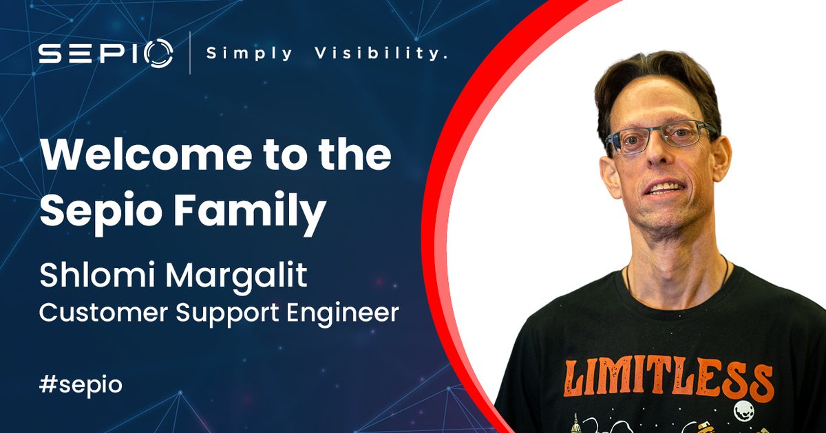 sepiosys's tweet photo. Please give a warm welcome to our new customer support engineer, Shlomi Margalit!
Shlomi has over 20 years of experience in customer support roles, mainly in networking and unified communication areas.
We're glad to have you on boardπ
#welcome #team #customersupportengineer https://t.co/rXRMSapJ1k