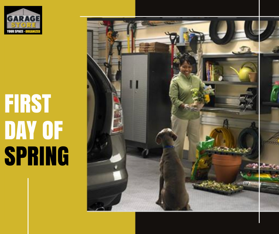 organizegarage's tweet photo. Happy First Day of Spring! https://t.co/0VSo5O86wR
