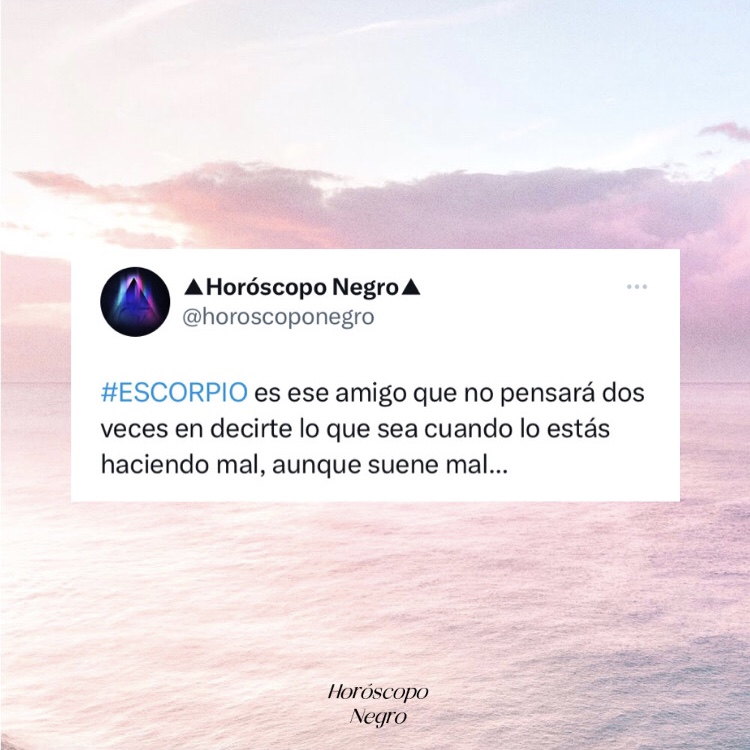 ✨♏✨ #escorpio #horoscoponegro