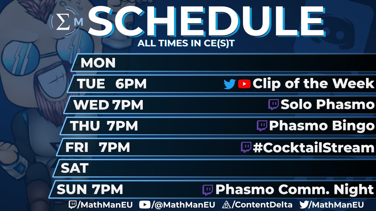 ContentDelta's tweet photo. Expecting to be healthy again by Wednesday to play some Challenges, then Thursday #Phasmobingo returns!
Recipe for the #CocktailStream is in the Discord! Link in my Bio! https://t.co/uhp6oyT1Fl
