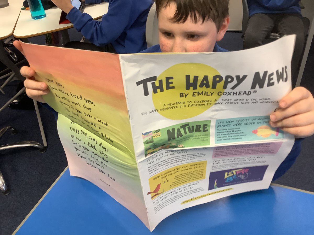 BpsClassOf2024's tweet photo. Very excited with our delivery of the new edition of @HappyNewspaper_ Thank you very much! @BroomhousePs https://t.co/JOx8x97Gxv