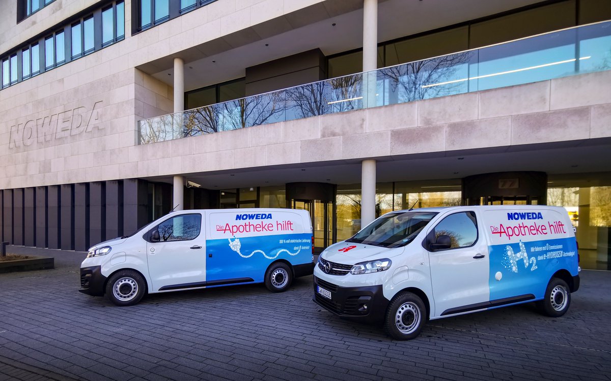 GundosTN's tweet photo. Noweda-Apothekenbelieferung lokal emissionsfrei mit Opel Transportern regelkonform umgebaut von Dülmer &amp; CSA https://t.co/8HLg64KJbu
#transporternachrichten #opellcv #alternativeantriebe #vivaro_e #vivaro_ehydrogen  #noweda #apothekenbelieferung #gdp #gtn #gundostransporternews https://t.co/X8T93C5lRD