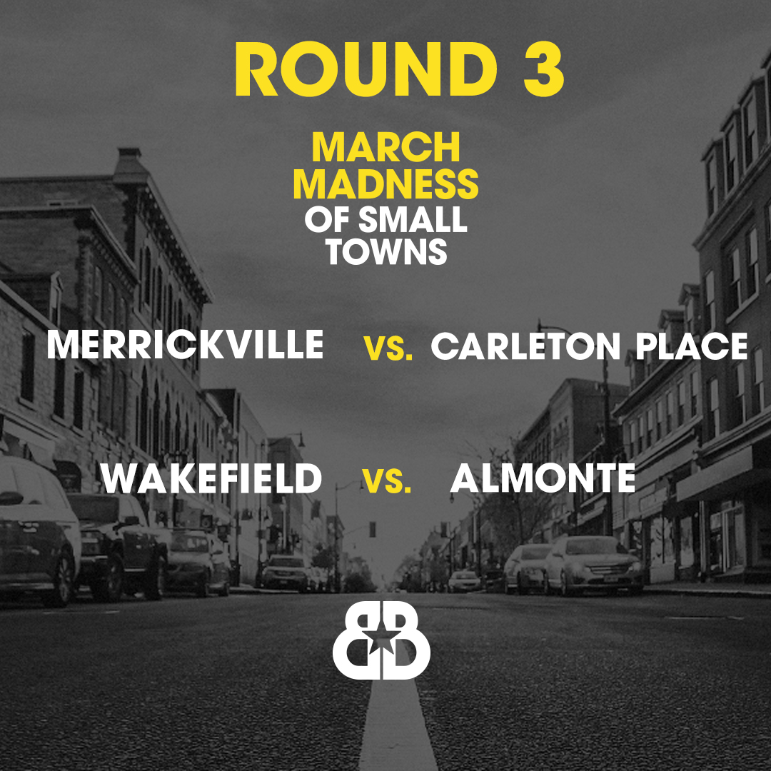 1061CHEZ's tweet photo. 🚨 It's the SEMI-FINALS of The Biggs &amp; Barr Show's March Madness of Small Towns! 🚨

Which town will take it to finals and be deemed the BEST small town in thr Ottawa area?! 

You decide. Vote NOW! https://t.co/S9utK7V96H

#CHEZ106 #MarchMadnessofSmallTowns #CapitalRegion https://t.co/vlTWPiBSza