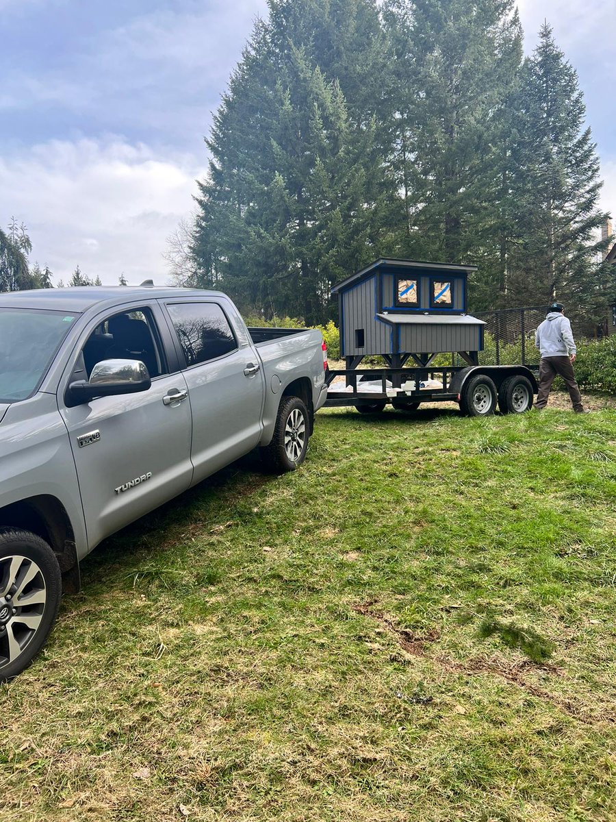 Doing truck things. Got my chicken coop in place. Now back to working on the chicken run. Thanks to @teamtoyota  #toyotapartner #tundra