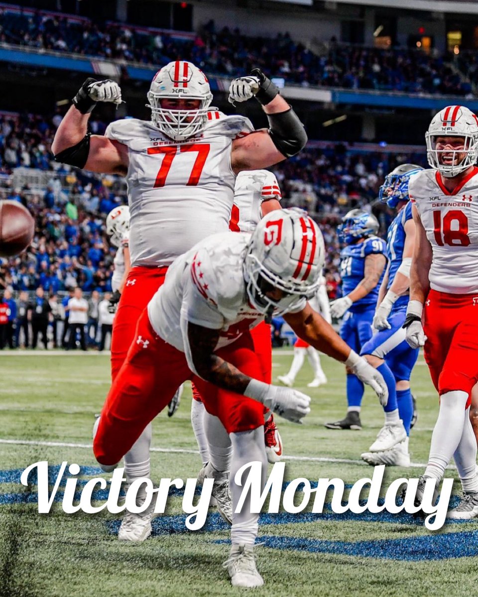 Wizardsfan1947's tweet photo. Happy Victory Monday Defenders fans๐ก๏ธ
#XFL | #DefendTheDMV https://t.co/qZFnnznhcM