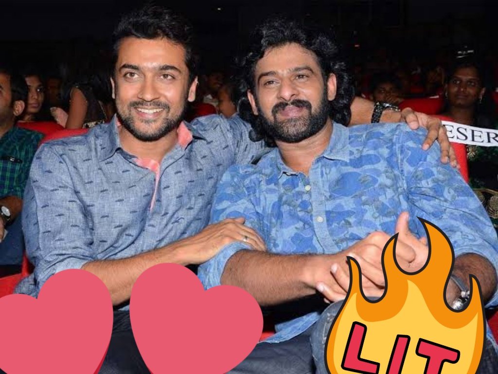 crazystarters's tweet photo. @TOI_Movies Who loves both Prabhas &amp; Suriya https://t.co/kccaRZOWwp