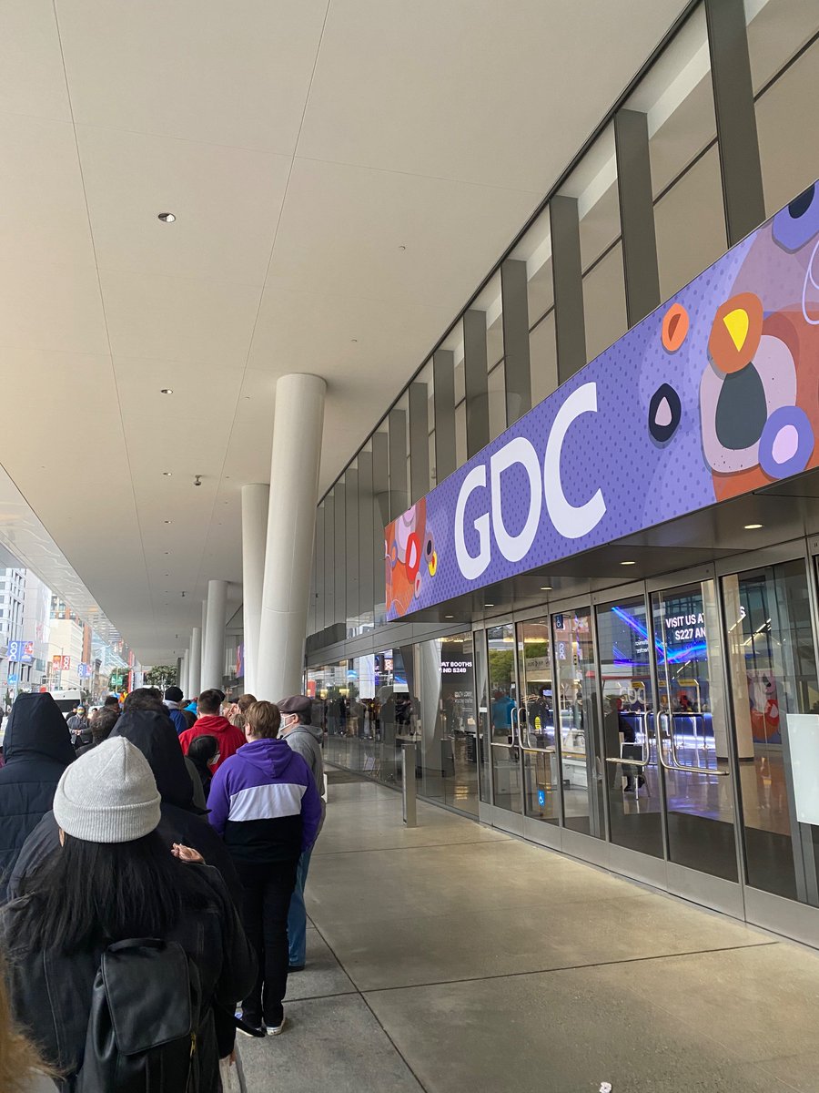3DimensionAAT's tweet photo. After a long line… Registration it’s done! Super excited for the new adventure!  GDC let’s gooo!!
#prdga #LATAM #GDC #GDC23 #GDC2023 https://t.co/PXbHPFeVhw