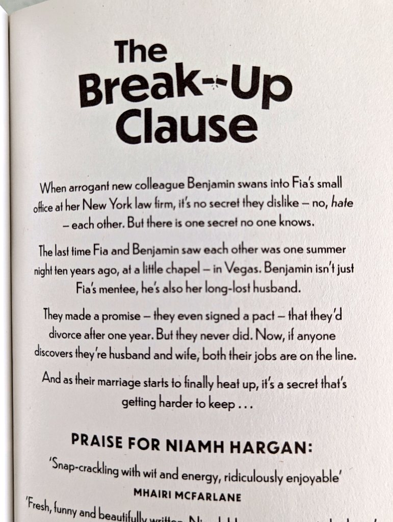 Many thanks to @HarperFiction for #TheBreakUpClause by @EveWithAnN 

Looks so good! Out in June

#bookblogger #bookpost #bookstagram