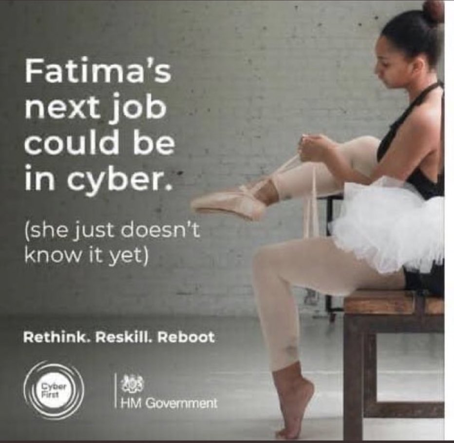 Remember Fatima the ballet dancer who didn’t know she was going to get a job in cyber?

You couldn’t make this up: ballet dancer is now on the shortage occupations list for immigration (no.3414), so Fatima will have to re-retrain from her IT job 😂