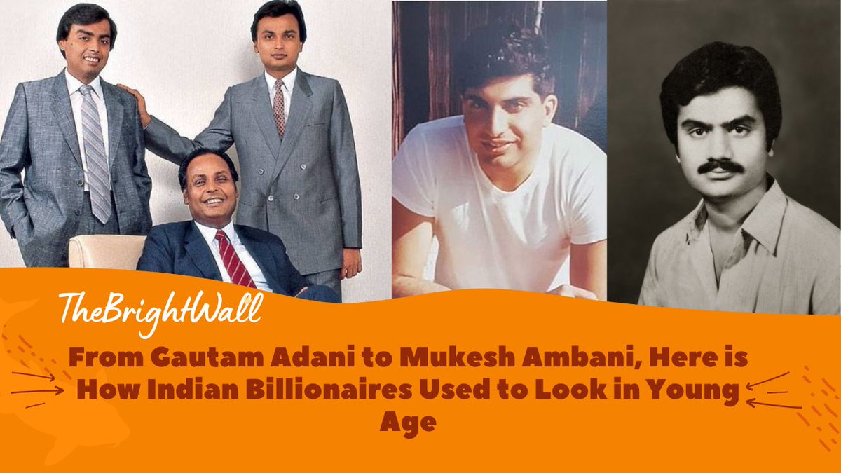 From #RatanTata to #MukeshAmbani, here is how India's top Billionaires used to look like in their young age: bit.ly/3JK19sz