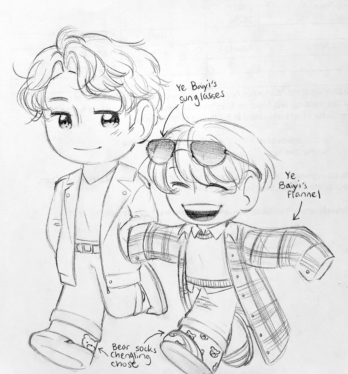 doodles_kiki's tweet photo. Listen, I think it'd be adorable if Chengling absolutely adored Ye Baiyi, considering him the coolest uncle, to which Ye Baiyi responds by doting on him in return.🥺💕💖
Thanks Karu for the modern designs again!💖
#WoH #WordofHonor #Chengling #YeBaiyi #ModernAU https://t.co/ILuoZvKxpe