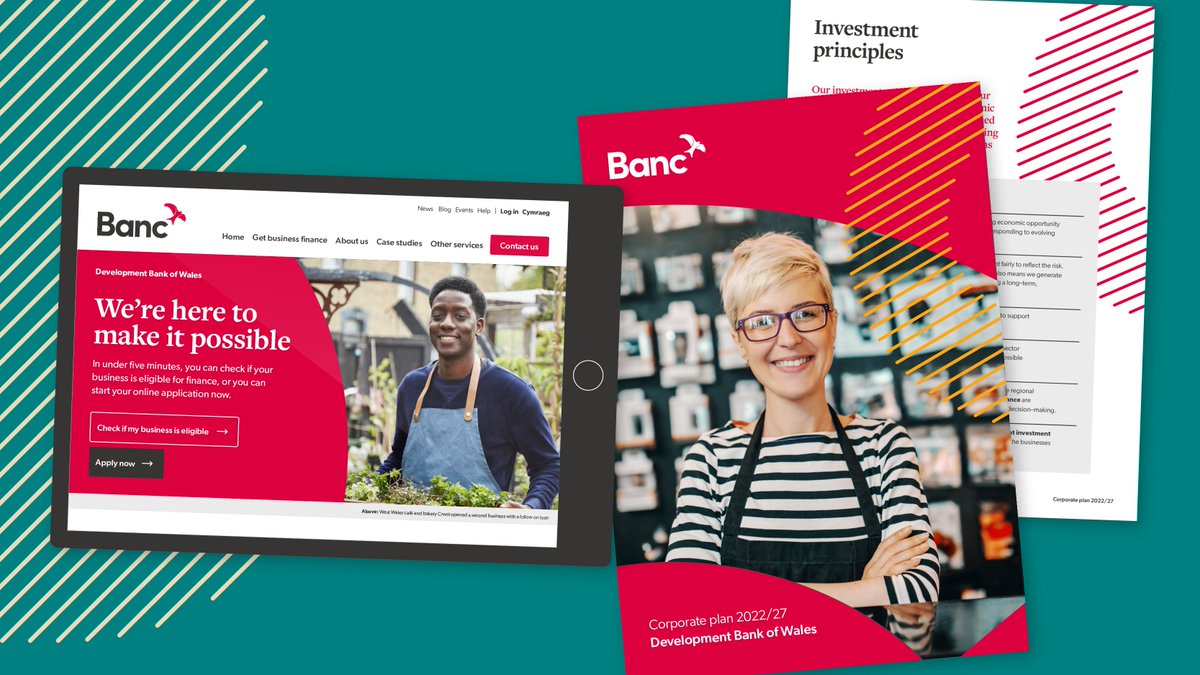 MarsdenMee's tweet photo. *Where ambition takes flight* 

A rebrand for @devbankwales. Read the full story here 👉https://t.co/jGNCubeFeB 

#branding #Wales #design https://t.co/NFQTyzmwSV