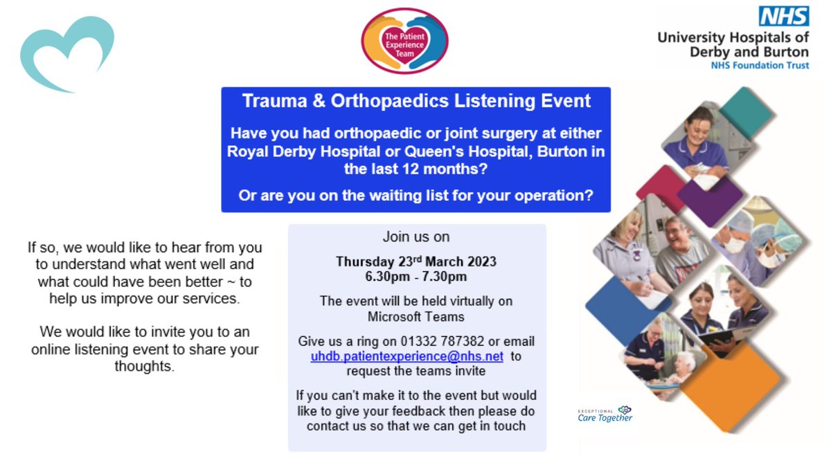 Healthwatch Derbyshire tweet media