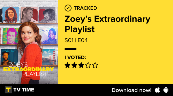 i0Meesh's tweet photo. I've just watched episode S01 | E04 of Zoey's Extraordinary Playlist! #zoeysextraordinaryplaylist  https://t.co/pKuN2LOGAz #tvtime https://t.co/Gub8Qb1Ome