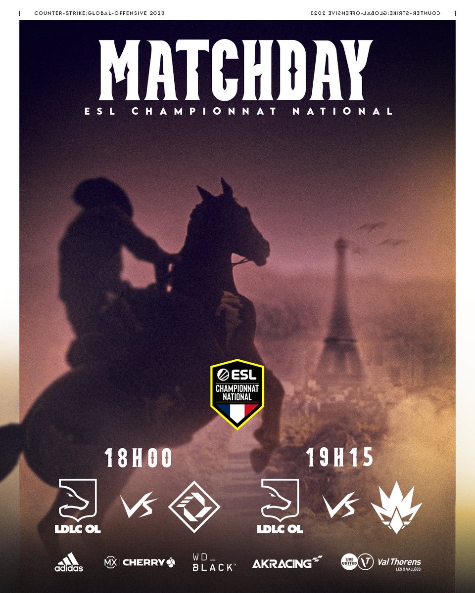 LDLC_OL's tweet photo. Nouvelle saison de #ESLCN 2023 ! 💣

Rendez-vous dès 18h00 sur https://t.co/E9hRQx5P76 pour nos deux premiers matchs face à @TheDiceFR &amp; @HEET_Gaming https://t.co/bHLsYsSLmT