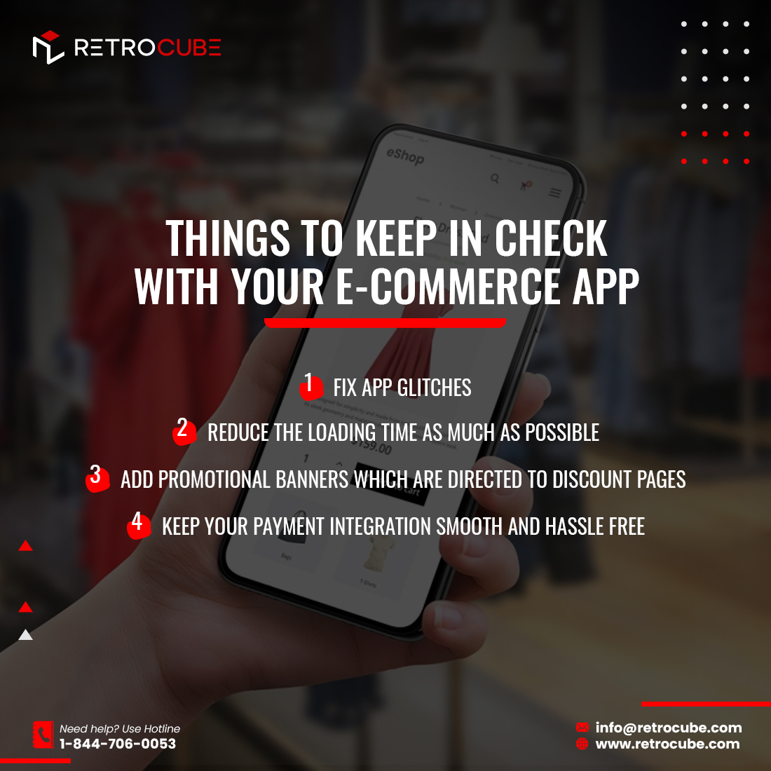 RetroCube_Apps's tweet photo. Make sure that you are ticking all the boxes before you launch your application!
#RetrocubeApps #EcommerceApp #Ecommerce #AppLaunch #AppDevelopment #AppDesign #Application https://t.co/e7drkoJ1np